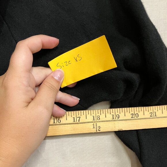 NWT Wild Fable Women's Black Hooded Cropped Sweater Shrug Long Sleeve - Picture 11 of 12